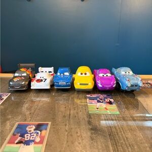 Disney Pixar Cars 2 Fisher Price GeoTrax set of 6 cars